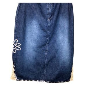 Ladies Jean Skirt